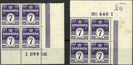 Danmark - AFA 184 i 2 4-blokke - Postfrisk