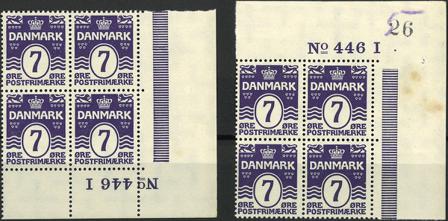 Danmark - AFA 184 i 2 4-blokke - Postfrisk