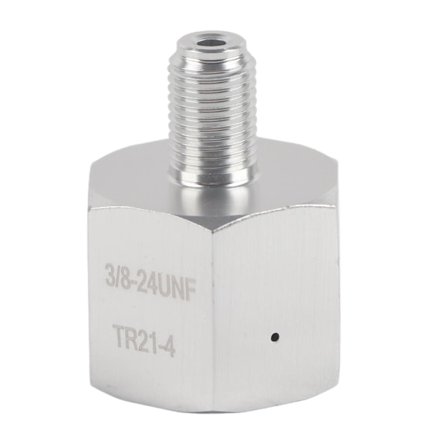 Soda Vann CO2 Adapter Mini Regulator Hjemmebrygg Øl Corny Keg 3/8‐24UNF til 6ACME‐6G