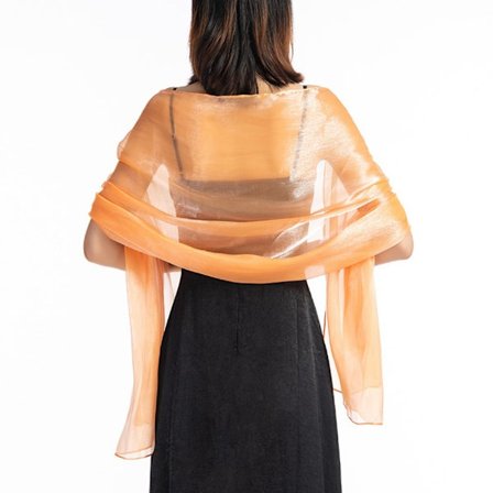 Aftonklänningar Sjal Lady Cape Wraps LJUS ORANGE LJUS ORANGE