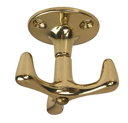 PN-BESLAG TAKKROK DREIBAR MESSING 45MM