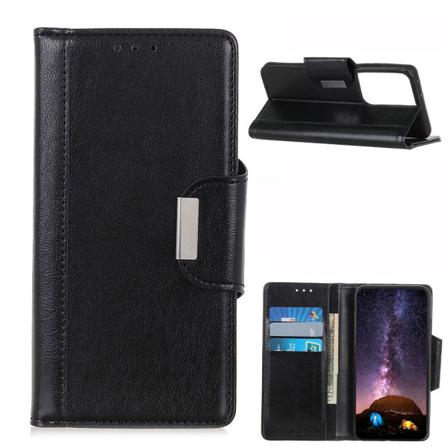 Samsung Galaxy S21 Ultra - Plånboksfodral - Svart Black Svart
