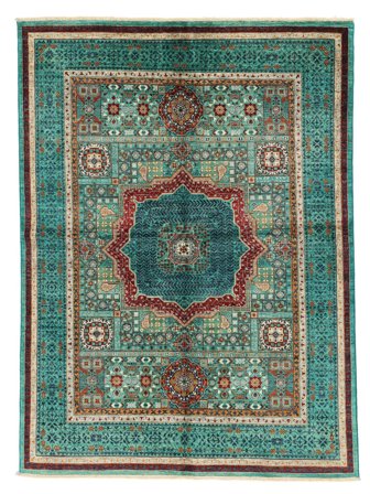Annodato A Mano Mamluk Tappeto 159X218 Di Lana Piccolo