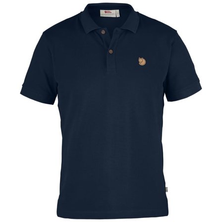 Fjällräven Övik Polo Shirt Men short-sleeved sweaters Blue XL