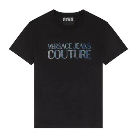 Versace Jeans Couture - T-shirts - Svart - Herr - Storlek: 2xl, Herr, Storlek: 2XL