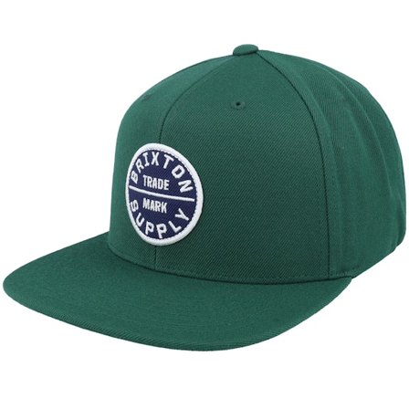 Brixton - Oath III Pine Needle/Pine Needle Snapback Snapback Green Cap - @ Hatstore