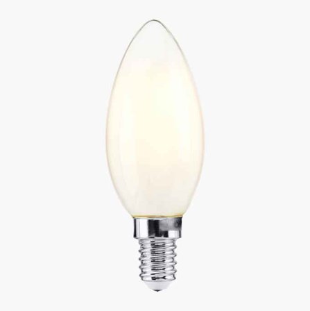 LED Kronljuslampa E14 250 lm 2700 K Frostat Glas - Biltema