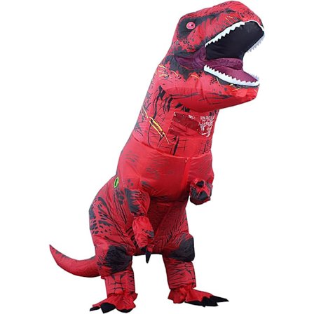 Oppblåsbart Dinosaurkostyme for Voksne, Dinosaur Oppblåsbart Kostyme for Voksne