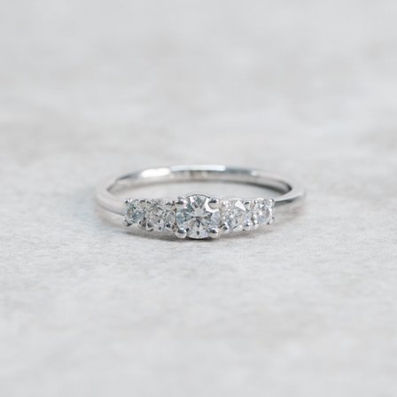 Förlovningsring Gullviva, 18K vitguld - Förlovning- och vigselringar