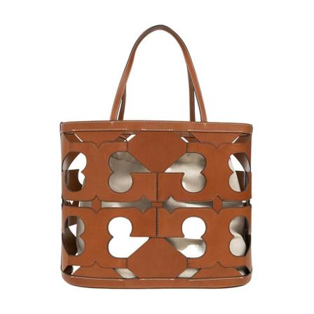 Tory Burch, ‘Ella’ shopper bag Bruin, Dames, Maat:ONE Size,leer