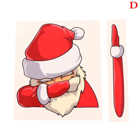 Jultomte Bil Bakre Fönstertorkare Sticker Christmas Car Styling