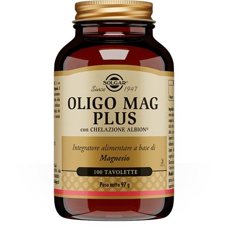 Solgar Oligo Mag Plus 100 Tavolette: Integratore Magnesio