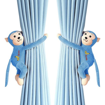 Apor Gardin Hållare Gardin Upphängning Cartoon Gardin Spänne T
