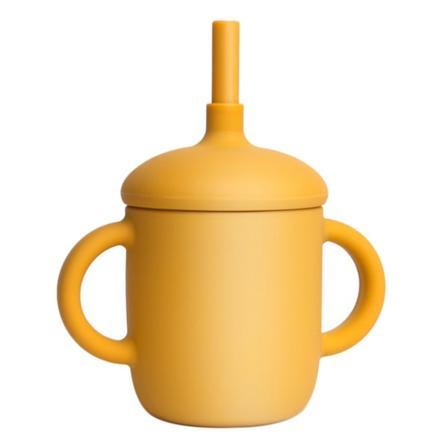 Esikouluikäisten silikoniharjoituspilkikuppi yellow