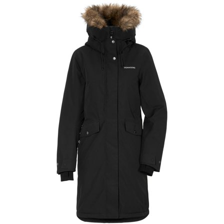 Didriksons Erika Women's Parka 2 Women synthetic-lined parkas Black 48