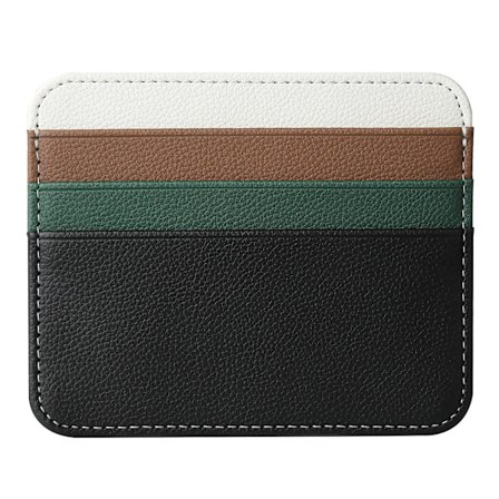 Tynn Lommebok - Kredittkortholder Flerfarget