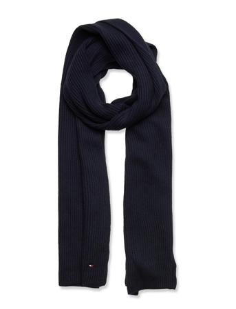 Essential Flag Knit Scarf Accessories Scarves Winter Scarves Sininen Tommy Hilfiger