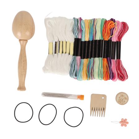 Stoppeegg for sokker med store øyenåler Sytråder Nålepasser DIY-håndverk Stoppeeggsett av tre for håndklær