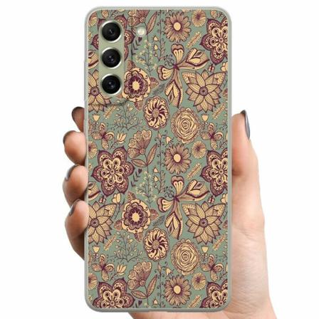 Samsung Galaxy S21 Fe 5g Tpu Mobilskal Vintage Flowers