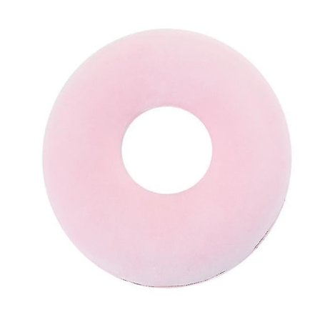 Donut Pude Pude - Ortopædisk Design - Memory Foam Haleben og Halebenspude Pink