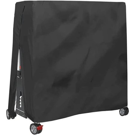 Svart 165x70x185cm Vattentätt och Dammtätt Utomhus Ping Pong Bord