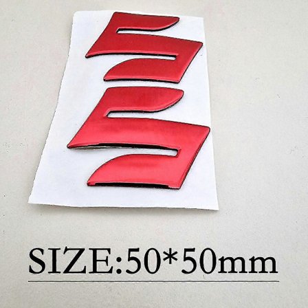 Til Suzuki 3D Logo Klistermærke Bil Mærkat Tank Emblem Sølv Guld Badge