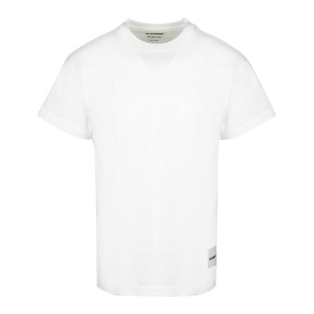 Jil Sander, T-Shirts 3 Pack Wit, Heren, Maat:M