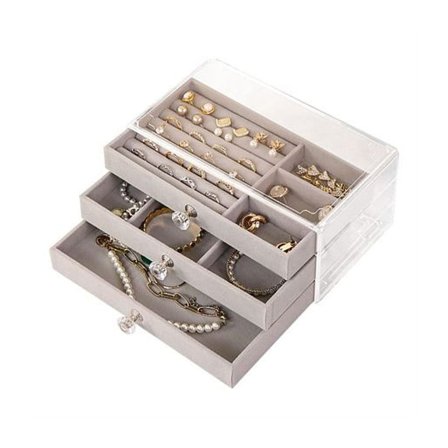 UNIQ Akryl Organizer, Tøj & Bolig, Opbevaring & Organisering, Smykkeskrin