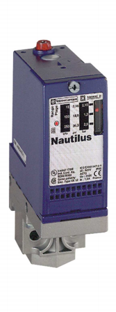 Telemecanique XMLA020A2S11 Tryckvakt 2-polig 25000 hPa, Elfördelning & strömförsörjning