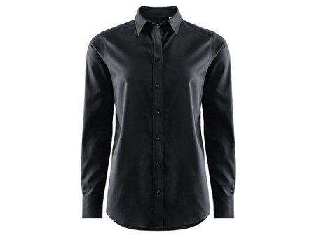 Skjorta Plainton dam svart S - Lyreco - Yrkeskläder - Skjortor och blusar - Skjortor