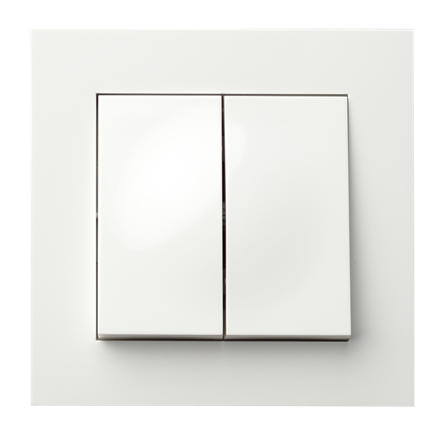 ELKO Plus bryter innfelt 6-6 dobbel vekselvender PH