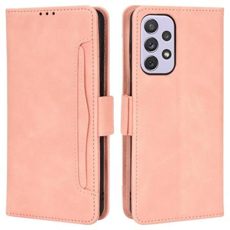 Skalo Samsung A53 5g 6-fack Plånboksfodral - Rosa Rosa