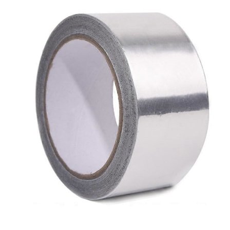 Aluminium Klæbe Tape, 25mm x 50m, Høj Temperaturbestandig, Varmebestandig, Vedligeholdelsesværktøj (Pakke med 1) (LGL)