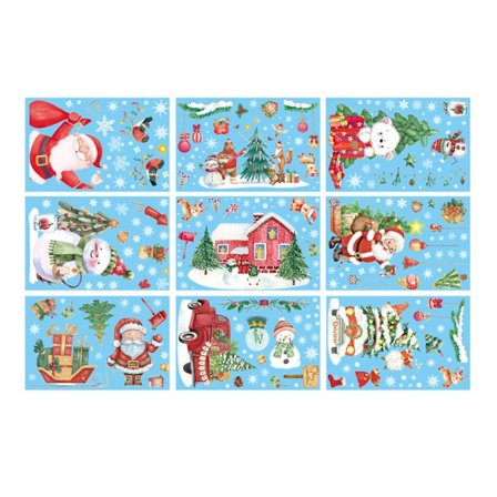 Staattiset joulutarrat ikkunatarrat 1 1