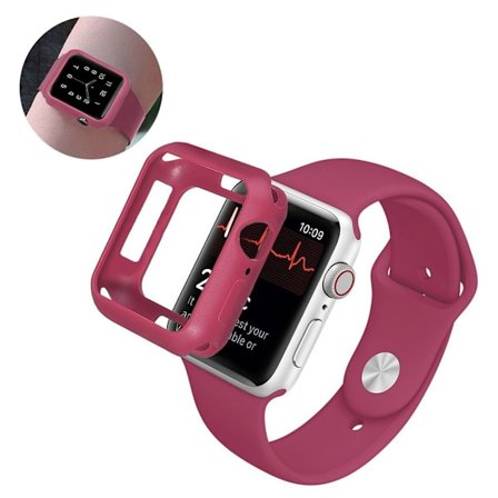 Apple Watch Series 5 44mm hållbar bumper ram - Rose