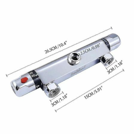 Termostatisk dusjbatteri blandebatteri for dusj