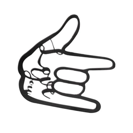 Alla hjärtans dag-present Jul Handgest Metallhänge Nyårspresenter