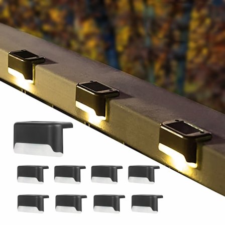 Profesjonell solcelle utendørsbelysning trådløs (8 stk)