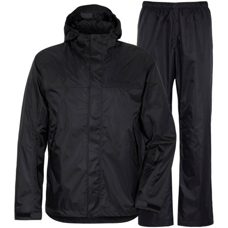 Didriksons Amur Unisex Set Unisex rainwear sets Black M