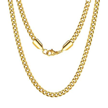 Rostfritt Stål Halsband Enkel Stil Galvanisering Tröja