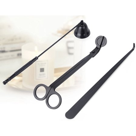 3 i 1 stearinlys saks og slukker tilbehør sett med stearinlys kutt