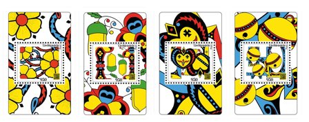 Liechtenstein - Spillekort - Kryptofrimærke inkluderet i esser