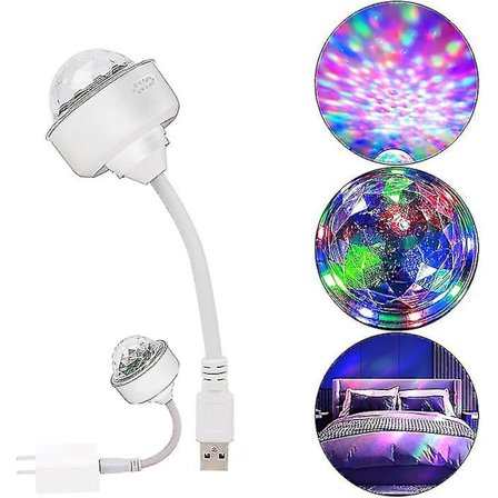 USB Discolys, Plug In Discokugle Lys, Discokugle Lys [db]