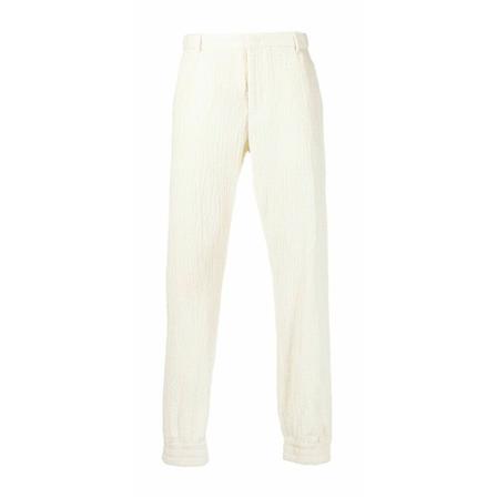 Emporio Armani, Tapered Trousers Wit, Heren, Maat:XL