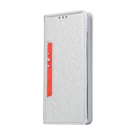 Smidigt Dubbelfunktion Plånboksfodral - Samsung Galaxy S10 Silver