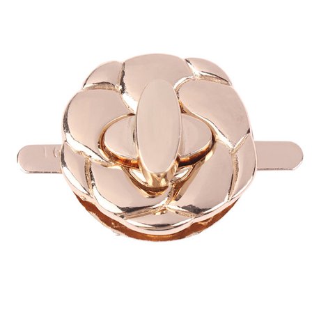 1 Stk Blomster Form Metal Låse Taske Spænde Fang Spænder Til Handba