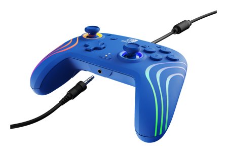 PDP Afterglow Wave Gamepad Nintendo Switch, Nintendo Switch OLED Blå