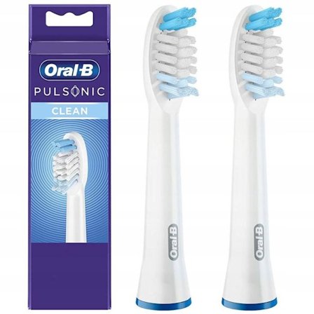 Tandborsthuvuden - Oral-B - Pulsonic Clean - Skonsam och effektiv sonikteknologi - Pack 2