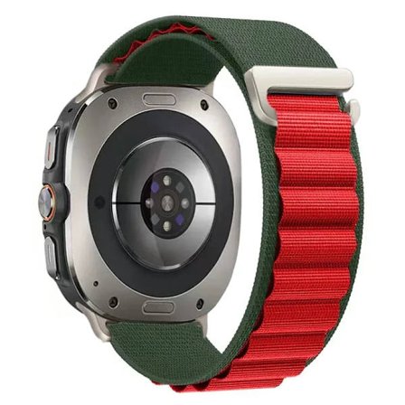 Alpine Nylonarmband kompatibel med Samsung Galaxy Watch 8 44mm 40mm Classic 46mm Bekvämt armband Galaxy Watch Ultra 2025 47mm