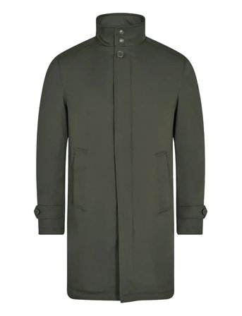 Bs Bedford Slim Fit Coat Khaki Bruun & Stengade